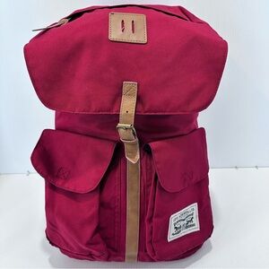 Levi's Red Backpack with Tan Accents